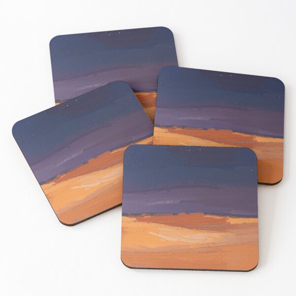 Item preview, Desert Soul – Expressive Abstract Landscape Painting, Warm Earth Tones Art Print" designed and sold by Mintalize.