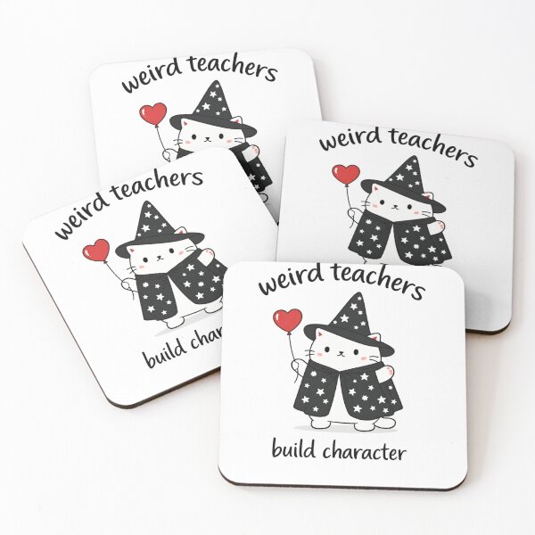Item preview, Weird Teachers Build Character, Funny Teacher designed and sold by faridman.