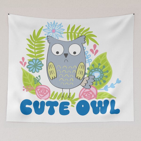Item preview, CUTE OWL designed and sold by LOVEARTDESIGN.