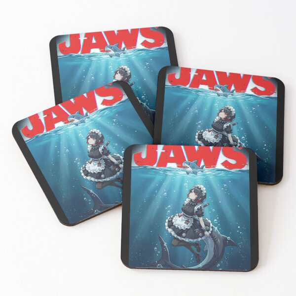 Item preview, Ellen Joe Jaws Crossover Poster – Shark Maid Surfacing Zenless Zone Zero Fan Art designed and sold by Senpaiwaves.