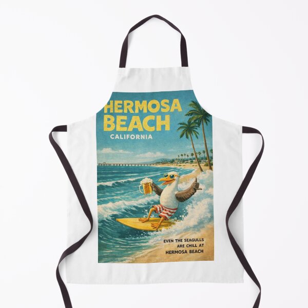 Item preview, Hermosa Beach Los Angeles County California Coast Near Manhattan Beach and Redondo Beach designed and sold by Aryabek.