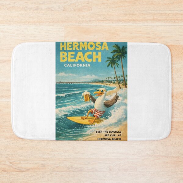 Item preview, Hermosa Beach Los Angeles County California Coast Near Manhattan Beach and Redondo Beach designed and sold by Aryabek.