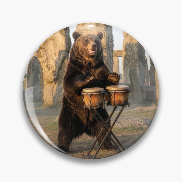 Item preview, Bear Uncorks a Concert at Stonehenge designed and sold by Tridentulus.