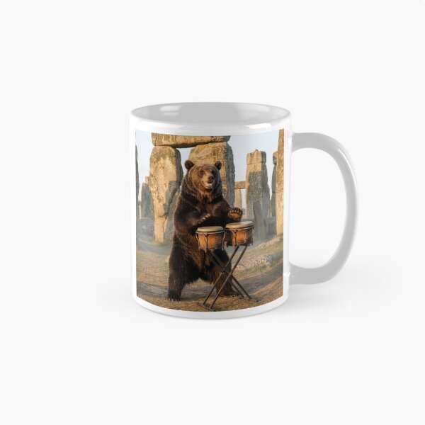 Item preview, Bear Uncorks a Concert at Stonehenge designed and sold by Tridentulus.