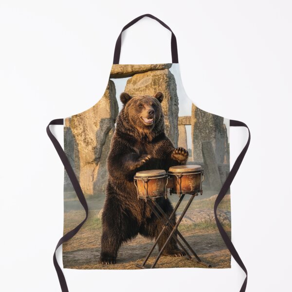 Item preview, Bear Uncorks a Concert at Stonehenge designed and sold by Tridentulus.