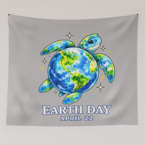 Item preview, Funny Earth Day 2026 Save The Earth Sea Turtle Kid Boys Girl designed and sold by GreggRoss.