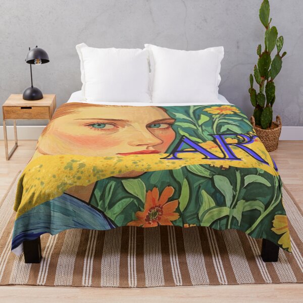 Item preview, Contemporary Collage Portrait with Sunflowers designed and sold by AOCollections.