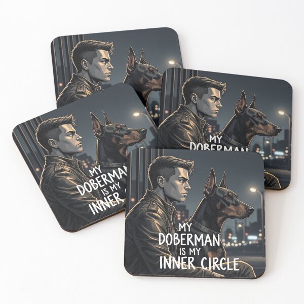 Item preview, My Doberman My Inner Circle designed and sold by PetJoyPrintsCO.