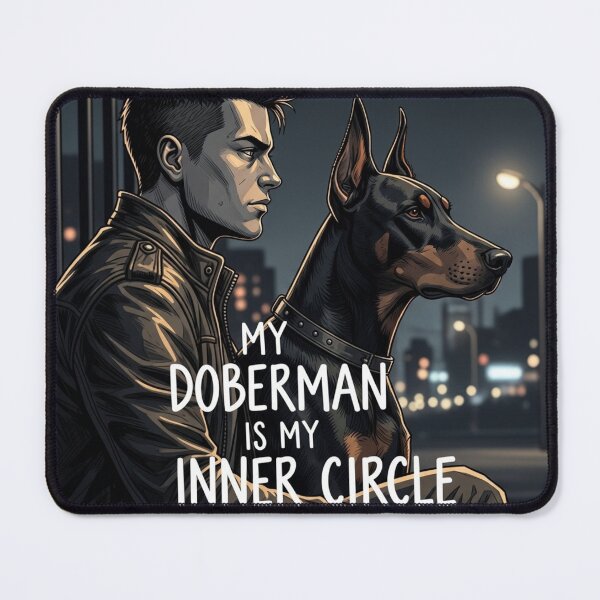 Item preview, My Doberman My Inner Circle designed and sold by PetJoyPrintsCO.