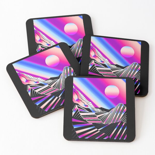Item preview, Abstract Synthwave Piano Keys Retro Sunset designed and sold by xuxqhpbmr34.