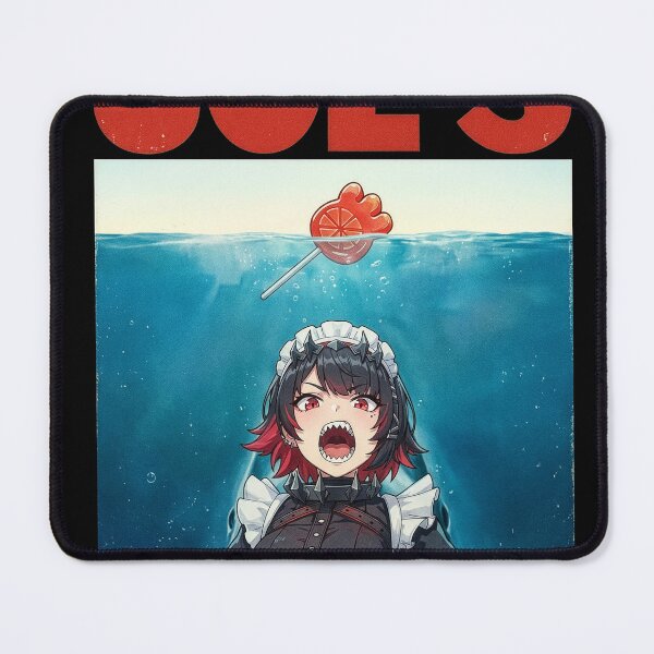 Item preview, Ellen Joe Shark's Gotta Bite Poster – Jaws Inspired Maid Warrior Art designed and sold by Senpaiwaves.