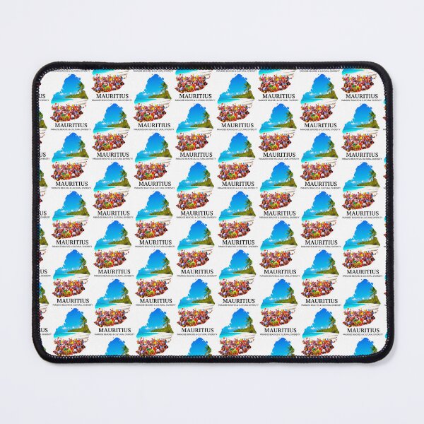 Item preview, Mauritius Map Art - Paradise Beaches & Vibrant Cultural Diversity Design designed and sold by AbulailArt.