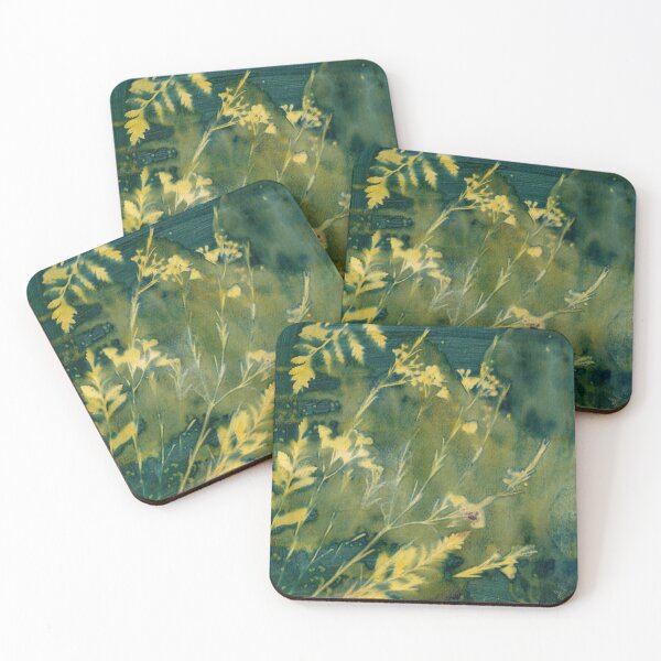 Item preview, Fern and Wax Flower Cyanotype Botanical Wall Art No.2 designed and sold by NicoleGiger.Studio.