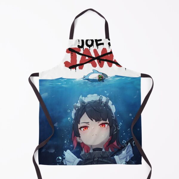 Item preview, Shark Maid Ellen Joe Jaws Style – Surfacing from Depths Crossover Art designed and sold by Senpaiwaves.