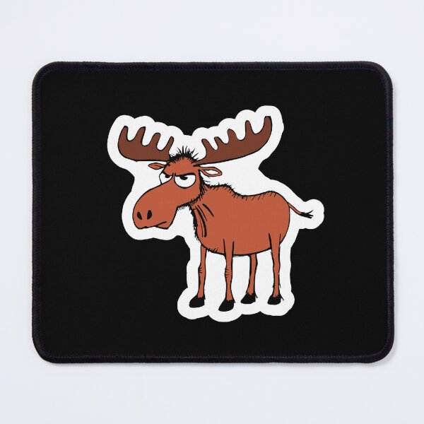 Item preview, Poorly Drawn Angry Moose Doodle Drawing designed and sold by TackyTime.