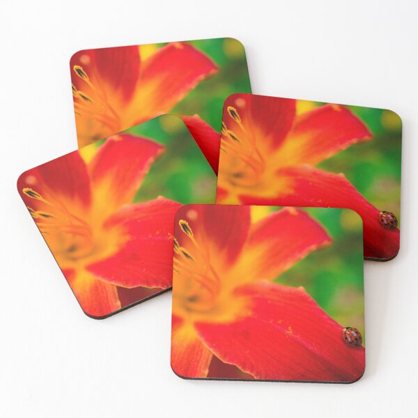Item preview, Ladybug Resting on Fiery Lily designed and sold by ADAG-ART.