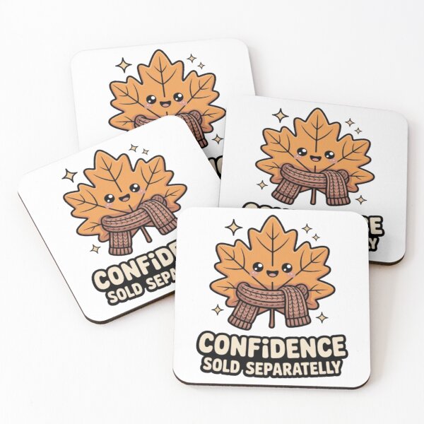 Item preview, Confidence Sold Separately – Cute Autumn Leaf Sarcastic Graphic designed and sold by NewUSShop.