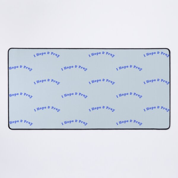 Item preview, I Hope & Pray Blue Text God Stickers Prints Posters Wall Art Magnet Home Coffee Cup Decoration TShirt Stationary Notebook Magnet Hat Kitchen Work School Office Redbubble Shop designed and sold by Saritas Boutique Shop.