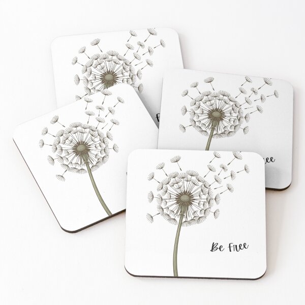 Item preview, "Be Free", Dandelion Quote, Teeshirt Design designed and sold by MidnightVisionStudio.