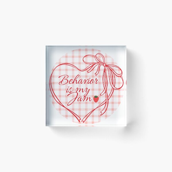 Item preview, Red Behavior is my Jam  designed and sold by UnrestrictThis.