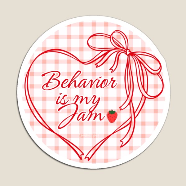 Aperçu de l'œuvre Red Behavior est ma confiture créée et vendue par UnrestrictThis.
