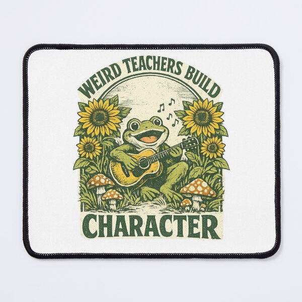 Item preview, Weird Teachers Build Character, Frog Teacher designed and sold by faridman.