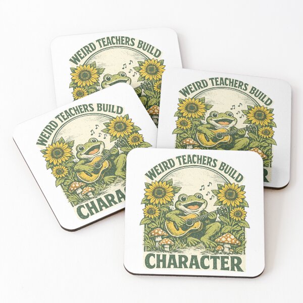 Item preview, Weird Teachers Build Character, Frog Teacher designed and sold by faridman.