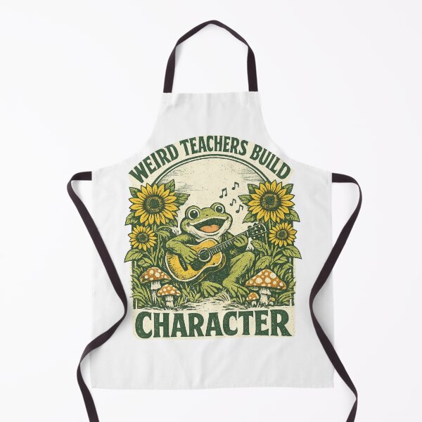 Item preview, Weird Teachers Build Character, Frog Teacher designed and sold by faridman.