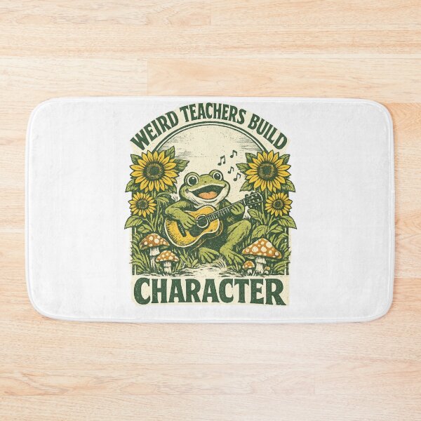 Item preview, Weird Teachers Build Character, Frog Teacher designed and sold by faridman.