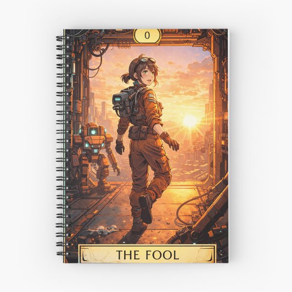Artikelvorschau, Tech’s Mechs Tarot – Der Narr entworfen und verkauft von TechsTrinkets.