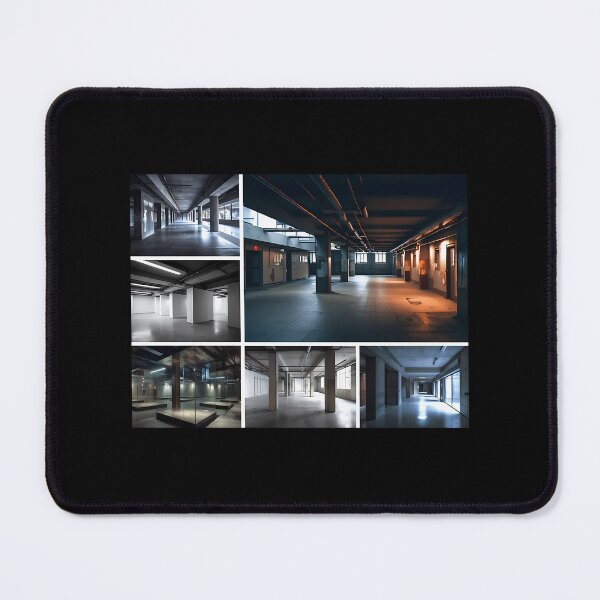 Item preview, Abandoned Office Liminal Space Concept Art designed and sold by xuxqhpbmr34.