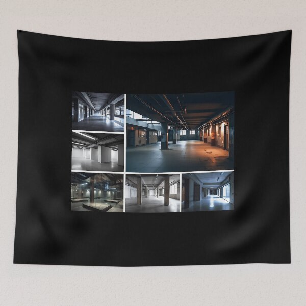 Item preview, Abandoned Office Liminal Space Concept Art designed and sold by xuxqhpbmr34.