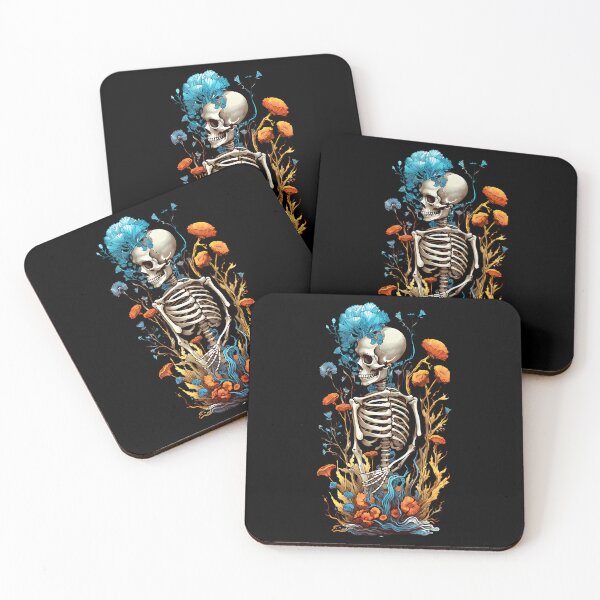 Item preview, Bones And Botany Gothic Skeleton Floral Art designed and sold by xuxqhpbmr34.