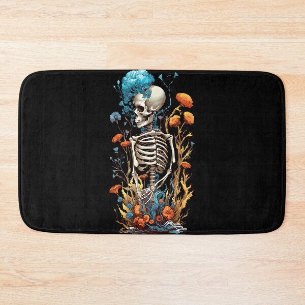 Item preview, Bones And Botany Gothic Skeleton Floral Art designed and sold by xuxqhpbmr34.