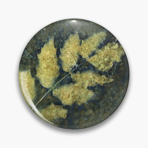 Item preview, Oregon Grape Mahonia Wet Cyanotype Botanical Print designed and sold by NicoleGiger.Studio.