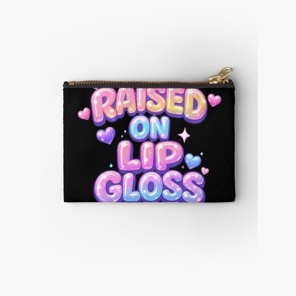 Item preview, Raised On Lip Gloss Y2K Quote designed and sold by Icyteedesigns.