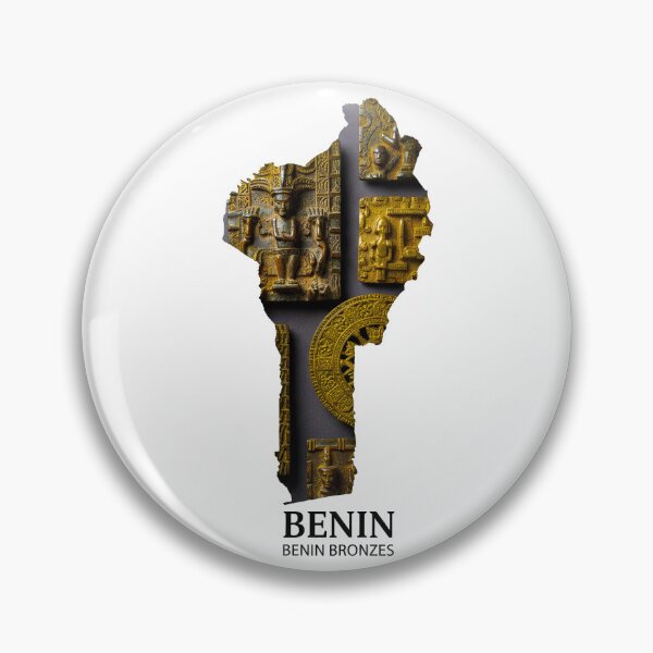 Item preview, Benin Map Art - Historical Benin Bronzes & West African Royal Heritage Design designed and sold by AbulailArt.