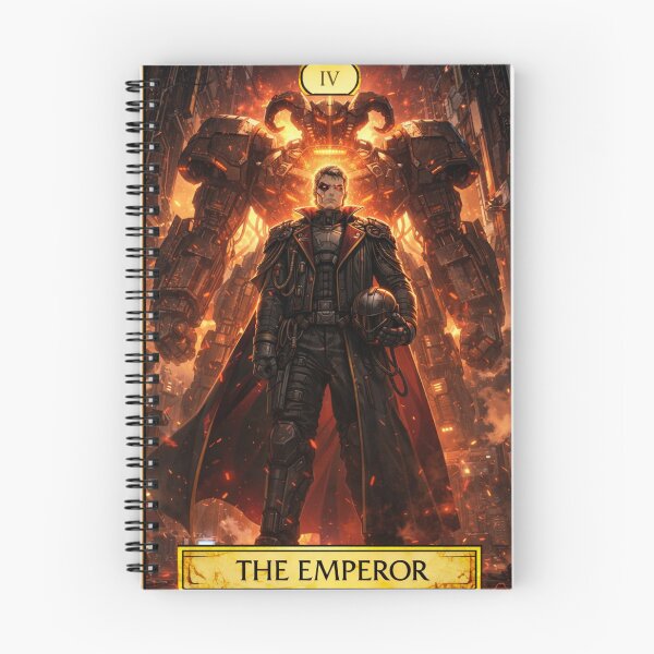 Artikelvorschau, Tech’s Mechs Tarot – Der Imperator entworfen und verkauft von TechsTrinkets.