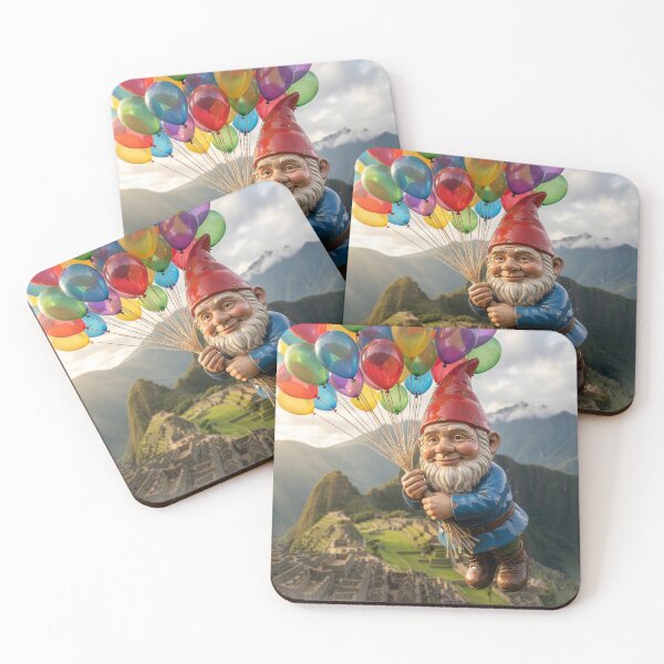Item preview, Gnome Flies Over Machu Picchu designed and sold by Tridentulus.