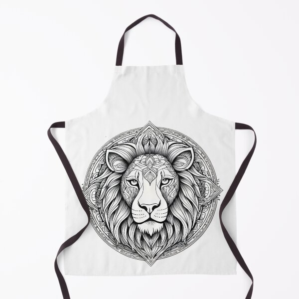 Item preview, Ornamental Lion Line Art - 1 designed and sold by RELAX STATION.