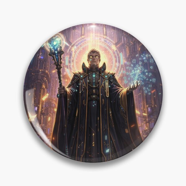 Item preview, Tech’s Mechs Tarot – The Hierophant designed and sold by TechsTrinkets.