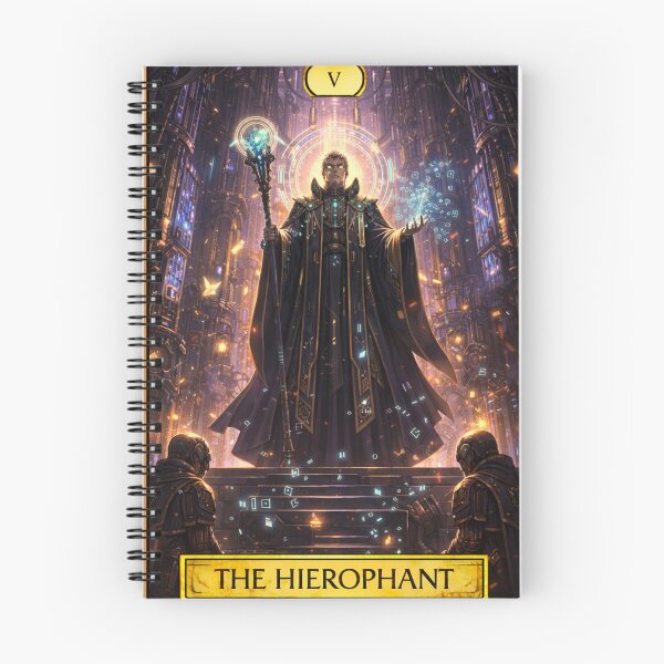 Artikelvorschau, Tech’s Mechs Tarot – Der Hierophant entworfen und verkauft von TechsTrinkets.