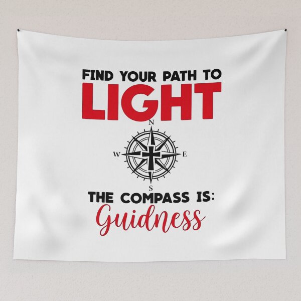 Item preview, Find Your Path To Light - Christian Faith Compass designed and sold by Serjames.