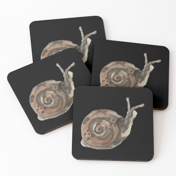 Item preview, Vintage Garden Snail Watercolor Illustration designed and sold by xuxqhpbmr34.