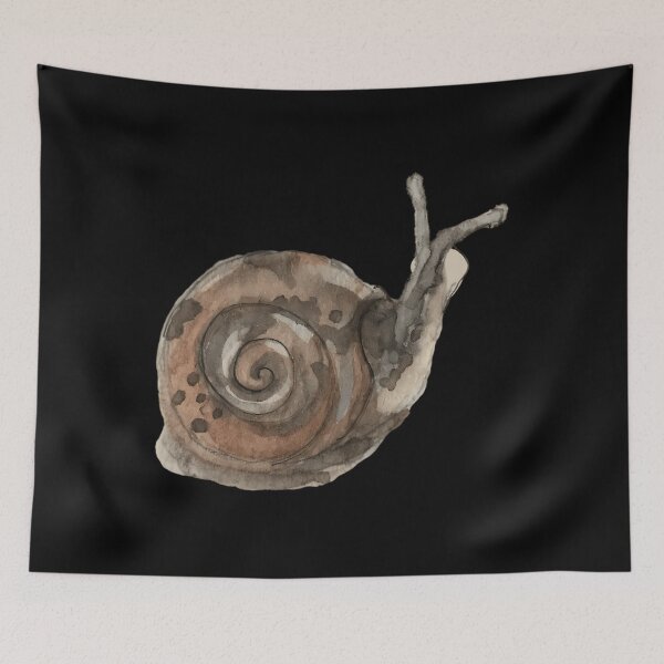 Item preview, Vintage Garden Snail Watercolor Illustration designed and sold by xuxqhpbmr34.