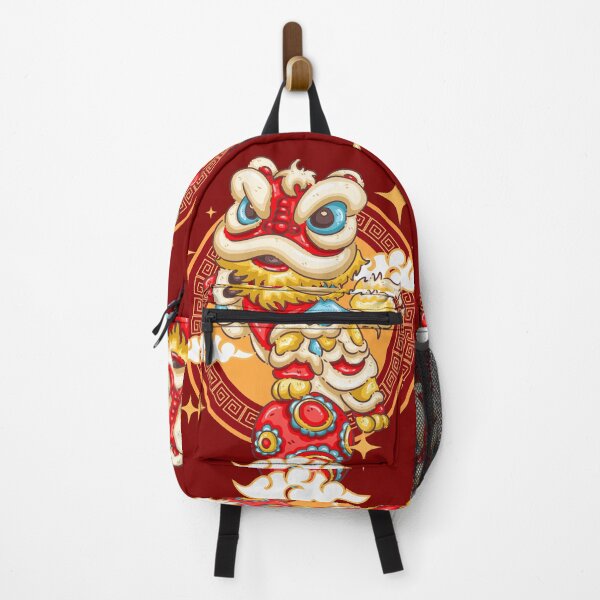 Item preview, Cute Chinese Lion Dance Illustration designed and sold by Snice18.