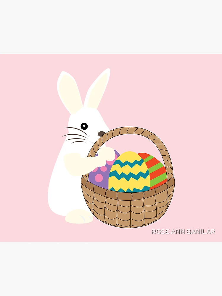Thumbnail 5 of 5, Mouse Pad, Easter Rabbit designed and sold by ROSE ANN BANILAR.