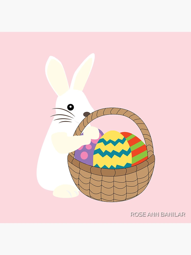 Thumbnail 5 of 5, Coasters (Set of 4), Easter Rabbit designed and sold by ROSE ANN BANILAR.