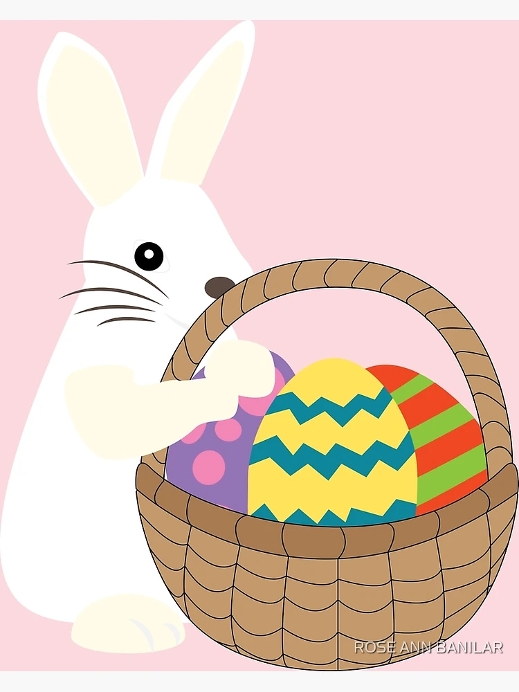 Thumbnail 3 of 3, Poster, Easter Rabbit designed and sold by ROSE ANN BANILAR.