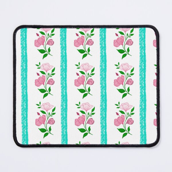 Item preview, Floral stripes pattern designed and sold by Ana Gorozpe.